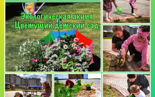 Экологическая акция "Цветущий детский сад"